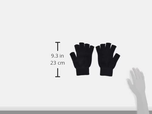 Beechfield Fingerless Gloves Black L/XL