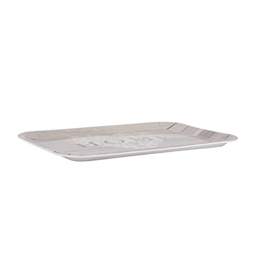Everyday Home Creative Tops Großes Tablett, Rechteckiges Kunststofftablett für den Schoß, Grau Home and Heart Design Collection, 1 Tablett… – Ansicht 5