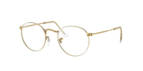 Image of Ray-Ban Unisex Rx3447v Round Metal Round Prescription Eyeglass Frames