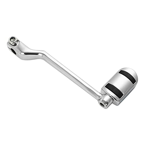 Tcmt Gear Shift Shifter Lever Pedal Fits For Harley 1986-2017 Fl Softails And 1988-2022 Touring And 2008-2022 Trike Model (Position: Left, Rear, Style B Chrome) #TOP4