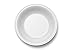 Garnet Biały talerz na zupę z melaminy, Ø 220 mm, 230 g, wysokość 35 mm, tworzywo sztuczne, odporny na zarysowania, odporny na działanie temperatury