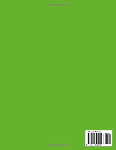 My Amazing Thoughts & Brilliant Ideas: blank lined notebook journal: Green cover - Image 2