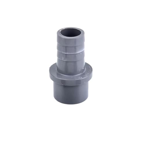 Conector Pagoda de PVC gris 20/25/32-5/8/10/12/14/16/18/20/25 mm for tubería riego jardín, accesorios unión manguera blanda(OD 20-5mm,1pc)