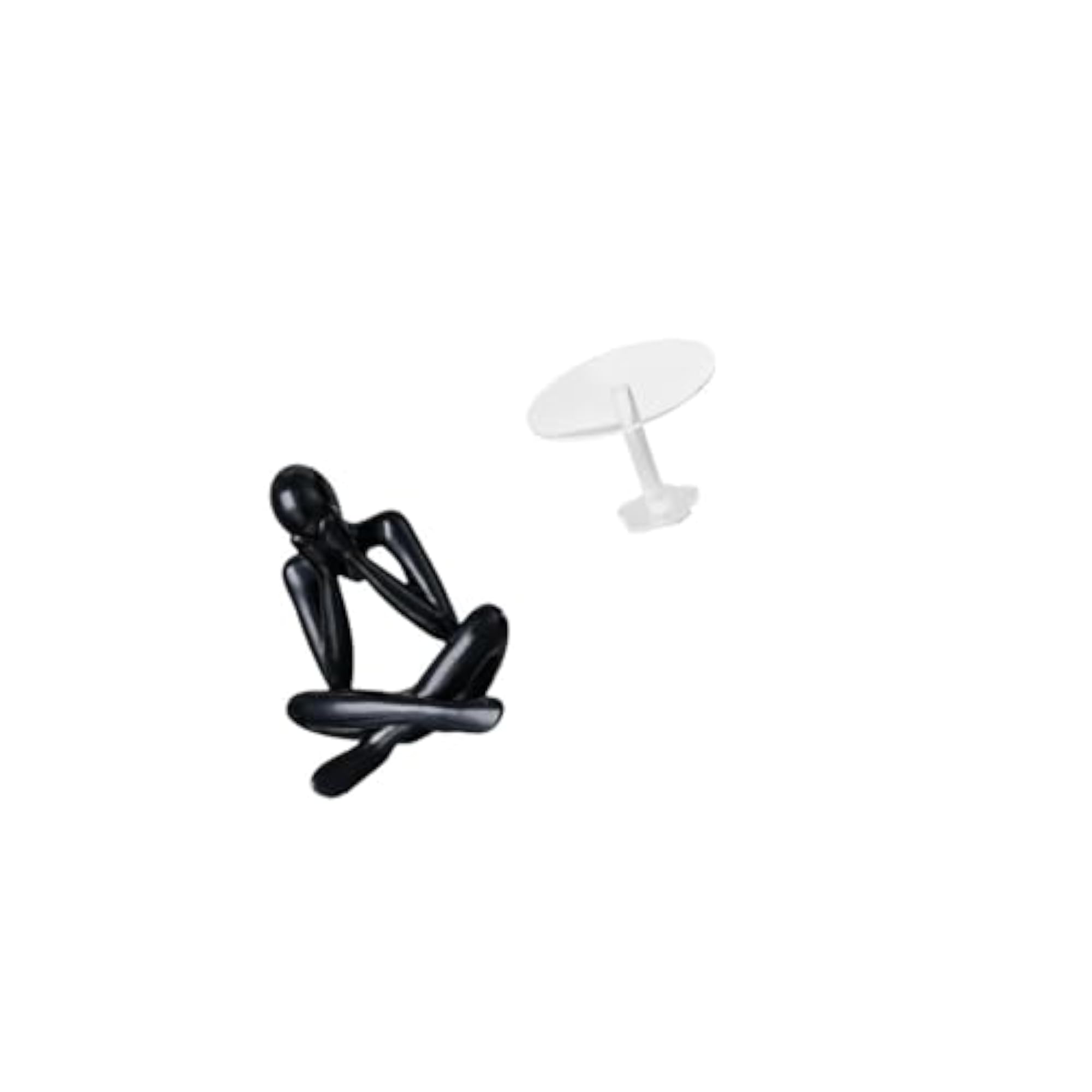 Modern Abstract Figurine Sculpture for Dollhouse