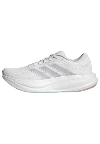 adidas Women's Response 2 Running, White/Ice Purple/Semi Flash Aqua, 7