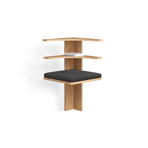 Livinity Banc d'angle Tiberio, Sable Chêne, 43.5x43.5cm