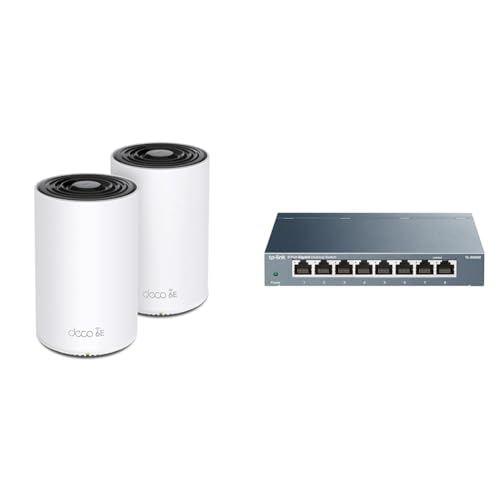 �y2�_�Z�b�g�yAmazon.co.jp����z�zTP-Link WiFi 6E ���[�^�[ tri band ���b�V��Wi-Fi�V�X�e�� ���p �X�}�[�g�e���r �Ή� ����LAN 2.5Gbps AXE5400 (2402 + 2402 + 574Mbps) D