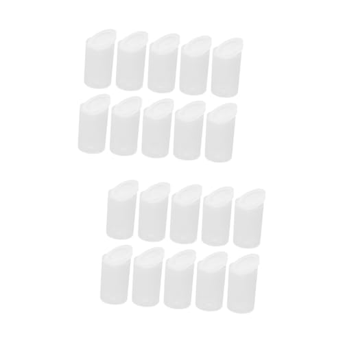 OSOLADY 2sets Film Storage Case Plastic Film Canister Lids for Travel Outdoor and Hiking 30pcs*2