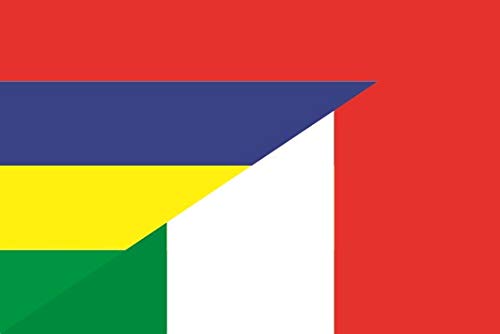 Drapeau de l'Italie de la Maurice U24 150 x 250 cm anti-UV pour éviter la décoloration