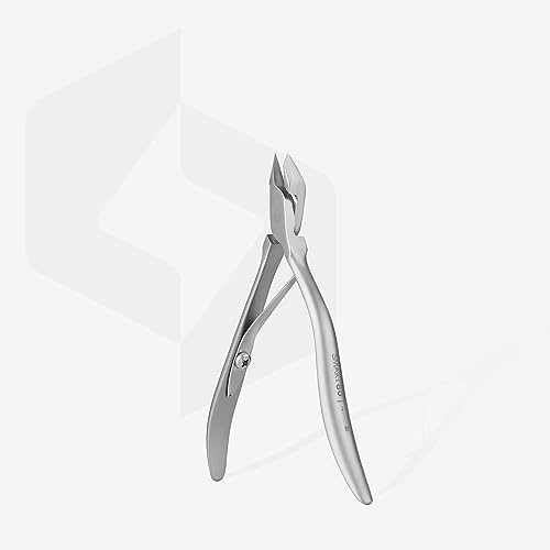 STALEKS PRO by Natury Nails Professionelle Nagelhautzange, 4 mm, Edelstahl, SMART 80-4