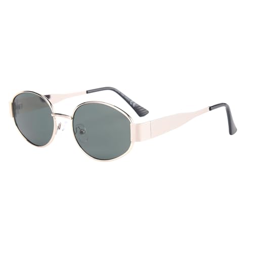 H Helmut Just Gafas De Sol Retro Ovaladas Para Mujer Gafas Clásicas De Moda Protección Uv400 Oro Verde H Helmut Just Gafas De Sol Retro Ovaladas Para Mujer Gafas Clásicas De Moda Protección Uv400 Oro Verde
