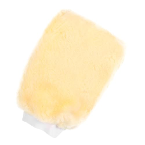 HAPINARY 1pezzi Guanto Lavaggio Auto Doppia Faccia in Pelo Sintetico Guanto Pulizia Automobile Multifunzione Morbido e Durevole Per Lavaggio Asciugatura e Pulizia Senza Graffi Adatto Tutti