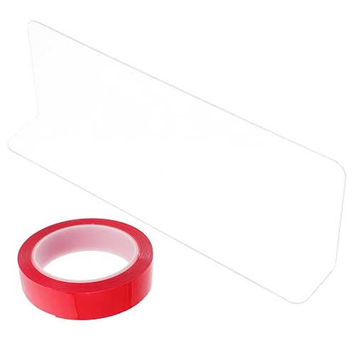 Cabilock Plastic Shelf Divider for Supermarket Organization Classification Baffles with Tape for Neatly Arranging Snacks