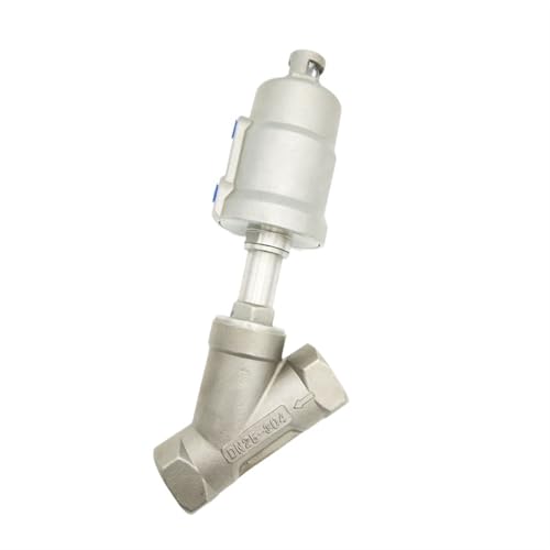 Vanne à siège d'angle pneumatique G2 SS304 NC à double effet - 2