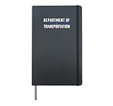 Department of Transportation Hardcover Journal, Black