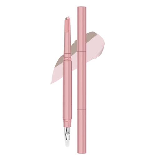 Contour Stick: lápiz radiante, iluminador en crema de doble punta que brinda un impacto iluminador duradero, herramienta cosmética que mejora la belleza femenina durante los momentos de citas y despla