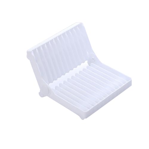 Cabilock Escurreplatos De Plástico Plegable para Decorar y Organizar Cocina Capacidad para Platos
