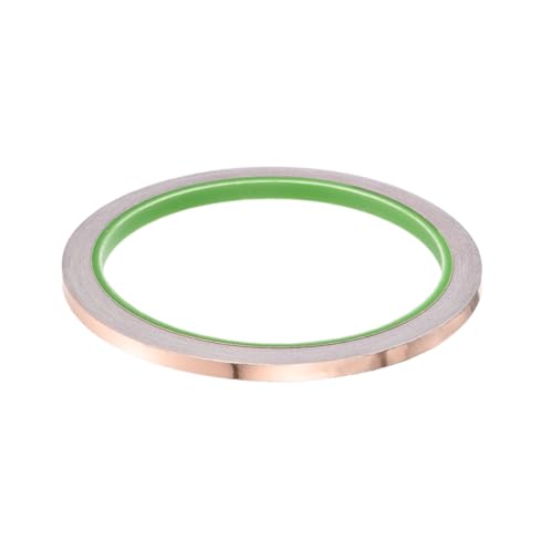 Image of PATIKIL Copper Foil Tape 0.2 Inch x 33 Feet 0.05mm Thick Double Sided Conductive Adhesive EMI Shielding for Electronics, Circuits, Grounding
