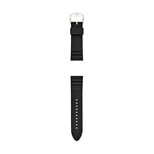 Image of Fossil Men's 22mm Dark Brown LiteHide Leather Watch Band