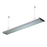 Dimensiones 1185x195x35mm LEDBOX Pantalla Led Colgante Modelo ALKIN, 40W, Blanco Neutro