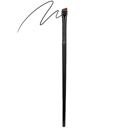 Brocha para delineador de ojos con corte biselado ultrafino, perfecto para cejas y listones como maquillaje profesional