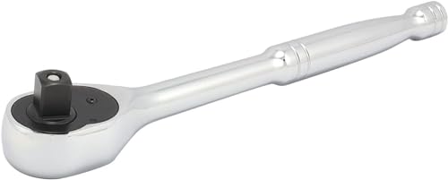 Image of Neiko 03103A 1 /2 Inch Ratchet Wrench, 72-Tooth Reversible Ratchet, Quick Release 1 /2 Drive Ratchet, 10 Inch Oval Head Socket Wrench, CR-V Steel Rachet Wrench