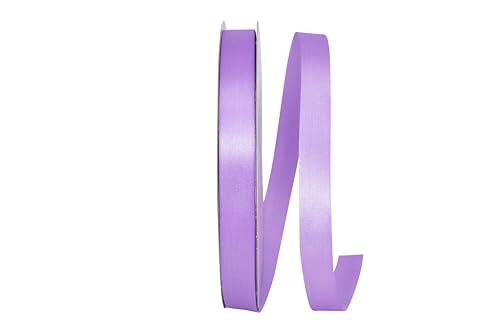 Reliant Ribbon 5100-120-03C Dyna Satin Ribbon, 5/8 Inch X 100 Yards, Lavender