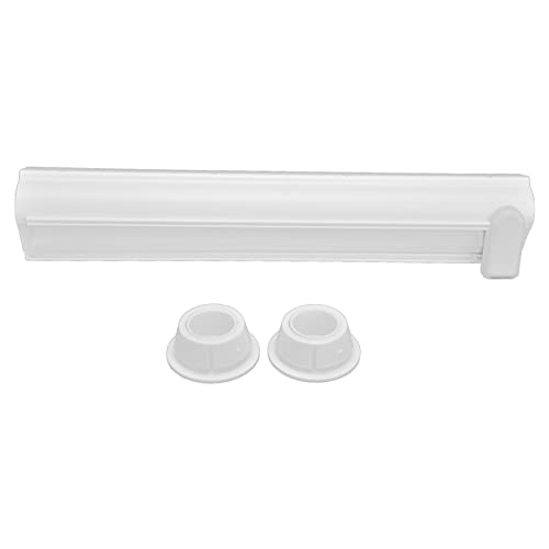 LOCADENCE Dispenser Pellicola Trasparente con Taglierino, 15 X 2,6 X 2,8 Pollici Taglierina Regolabile Ricaricabile per Pellicola Trasparente per Alimenti per Foglio Alluminio