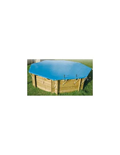 Ubbink Couverture hivernage de securite pour Piscine Bois diam 4.10m - nortland 7514388