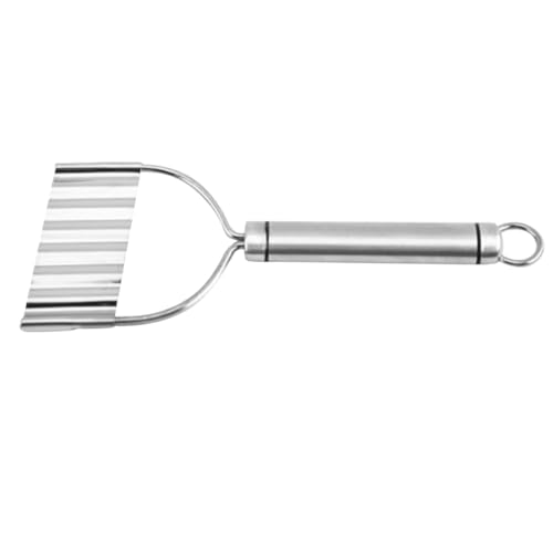 Cortadora ondulada de papa de acero inoxidable 2 pcs miniatura 1