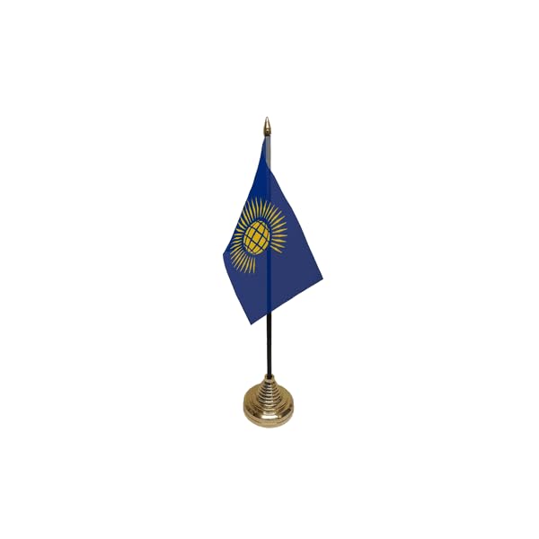 Flagtex Commonwealth (New) Small Table Flags (12 Pack) 6in x 4in