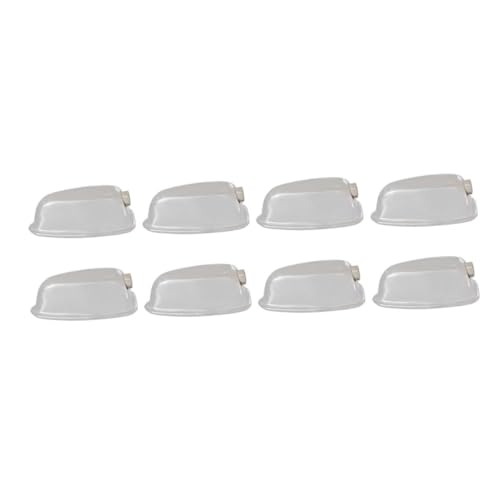 SUPVOX 8 Sets Snare Drum Lug Drum Accessories Double- End Drum Lugs Drum Hook Key Replacement Drum Lug Drum Connectors Parts Metal Drum Lugs Dual-end Lugs Instrument Supplies Silver Iron