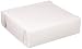 Southern Champion Lot of 10 Bakery or Cake Box, 9 x 9 x 2.5", White