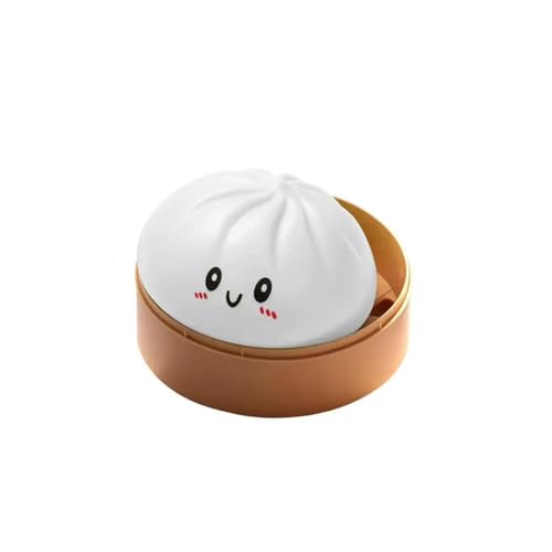 Dumplings Squishy Mystery Dumplings Squishy Stress Balls Fidget Sensory Toy Soft Squeeze Decompression Dough (White)