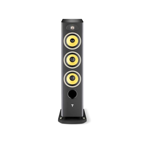 Focal Aria K2 926 Ash Grey (Limited Edition) 3-Way Floorstanding Audiophile Tower Speaker - Pair, with RX-A2A AVENTAGE 7.2-Channel AV Receiver with 8K HDMI and MusicCast