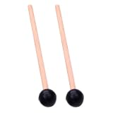 Maillets pour Tongue Drum en Bois et Caoutchouc, Lot de 2 Pièces...