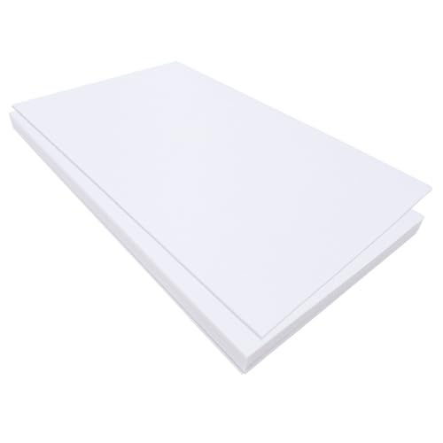 Jtnohx Feutrine, Tissu de Feutre 11 Pièces, Feutrine Loisir Creatif 17.78×28.7cm, Feuille de Feutre pour Couture (Blanc)