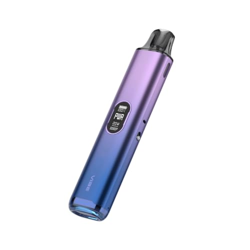 Kit Vibe Batteria 1100mAh Va-'poresso (Viola bacca) 4,5 ML Cartuccia VIBE Pod 0,8Ω Dual Mesh Side Fill MTL/RDL Vape ECO/PWR Dual Modalità Schermo OLED da 0,54" Originale - No Nicotine