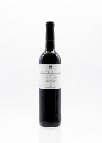 Viñalgordo Vino Tinto Crianza Artesanal – 100% Cencibel (Tempranillo), DO La Mancha – Cosecha 2022 - Edición Limitada – Regalo Gourmet – Botella 750ml