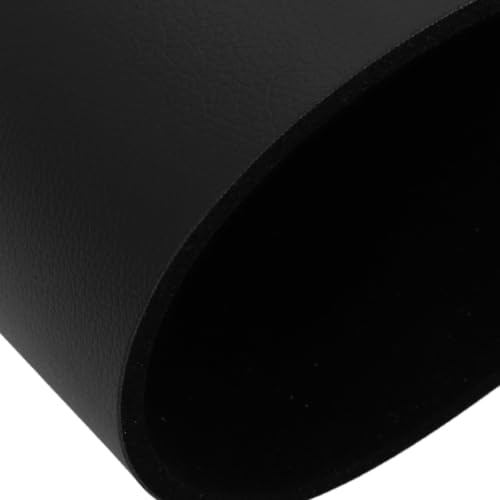 2 piezas Tapete de ejercicio de PU negro para caminadoras y steppers miniatura 3