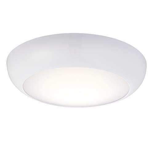 National Lighting CALO Outdoor Weatherproof Vandal Resistant IK08 Round LED Bulkhead Ceiling Wall Light IP65 Rated