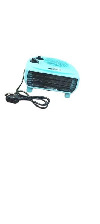 Heating machine | Forced Air Heater 2000 Watts (Horizontal green two dials fan heater) | PACK OF 1 (2) 2