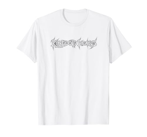 T-shirt Kingdom Hearts Disney en coton noir col rond pour homme et fan de gaming