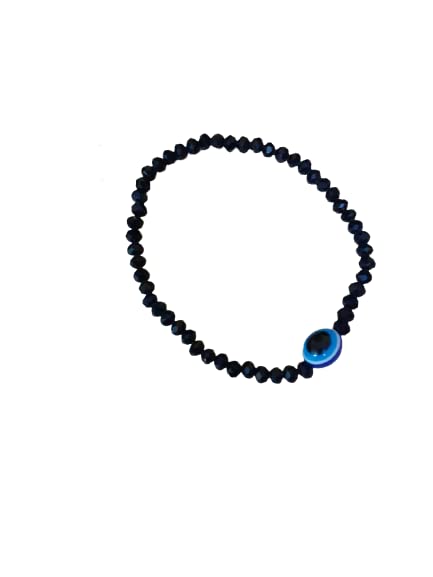 RAPID Black Evil Eye Crystal Anklet/Bracelet for Women/Girls (3) (B09XR9NR8Q) Amazon Price History, Amazon Price Tracker