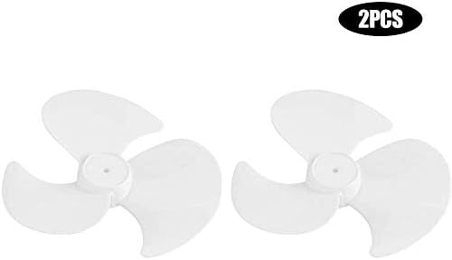 2Pcs Plastic Fan Blade Replacement Three Leaves Electric Fan Blades Accessories