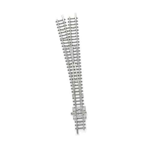 Aiguillage de train N 1/160 gauche au réalisme saisissant pour maquette