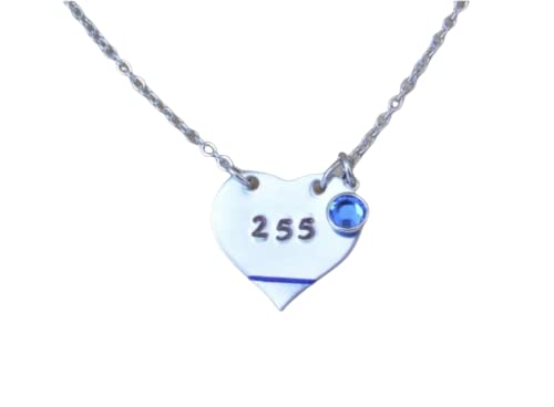 Police Badge Number Necklace 