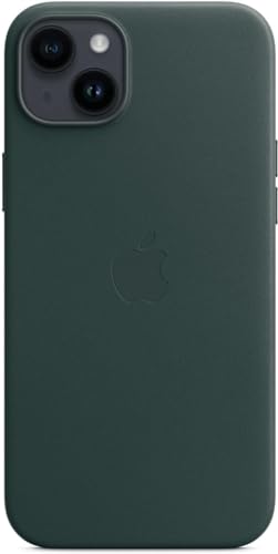 Image of Apple iPhone 14 Plus Leather Case with MagSafe - Forest Green