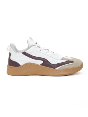 Image of Impakto para X Court Men's Sneakers | Lightweight & Cushioned Insole | Lace-Up Shoes for Casual Outings,Walking & Gym | Anti-Skid Rubber Sole for Non-Marking Activity