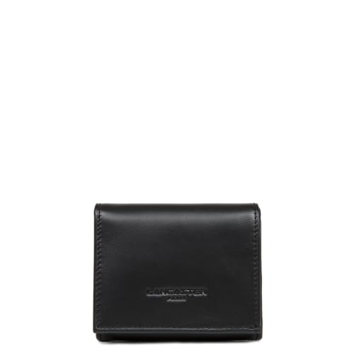 Porte-monnaie Lancaster cuir noir ref_lan26059 de haute maroquinerie